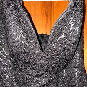 VINTAGE Windsor Black Textured Dress